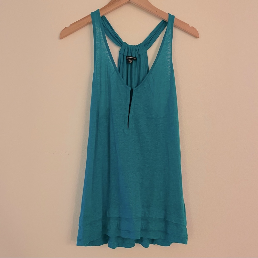Club Monaco 100% Linen Tank Top